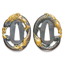 画像をギャラリービューアに読み込む, 銅地 短刀用 龍図一式金具