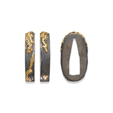 画像をギャラリービューアに読み込む, 銅地 短刀用 龍図一式金具