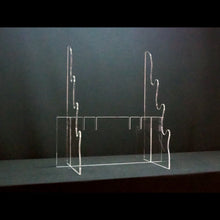 画像をギャラリービューアに読み込む, アクリル刀掛台 三本掛け