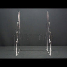 画像をギャラリービューアに読み込む, アクリル刀掛台 三本掛け