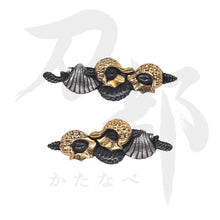 画像をギャラリービューアに読み込む, M-011-MAY2 合金 貝図目貫
