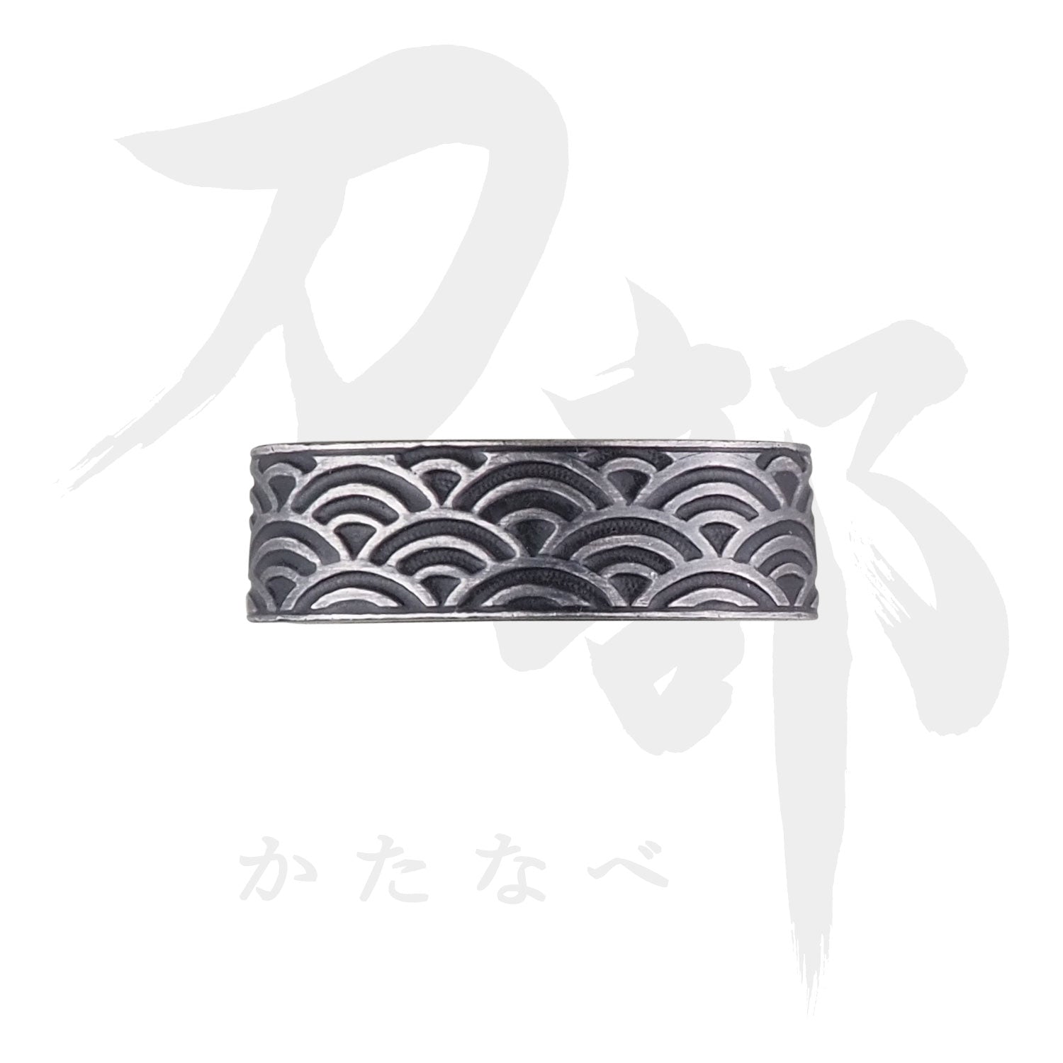 刀装具　美品　雲海図【頭？鐺】 刀装具 美品 雲海図【頭？鐺】 刀装具 美品 雲海図【頭？鐺】 K-056