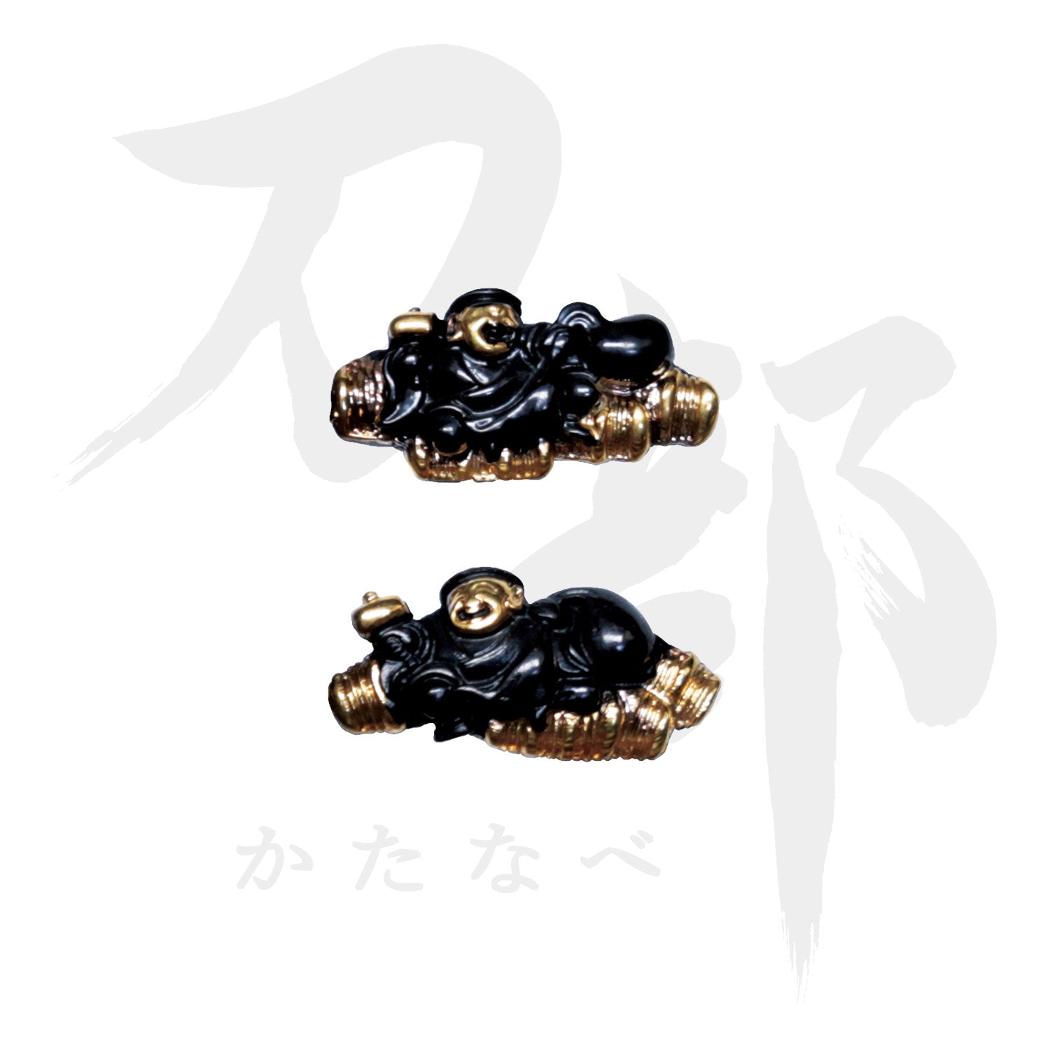合金 大黒図目貫｜現代物金具の販売 刀部 かたなべ – 刀部