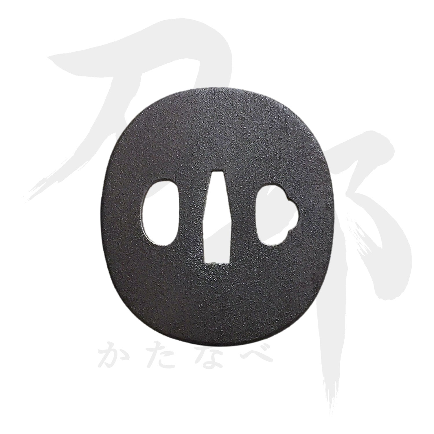 鉄地 竪丸形無地鍔｜現代物金具の販売 刀部 かたなべ – 刀部オンライン